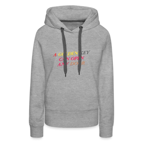 Say in English with 3D effect - Women's Premium Hoodie