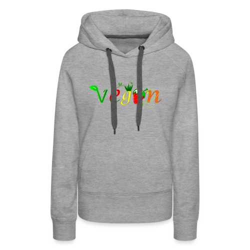 Vegan - Sudadera con capucha premium para mujer