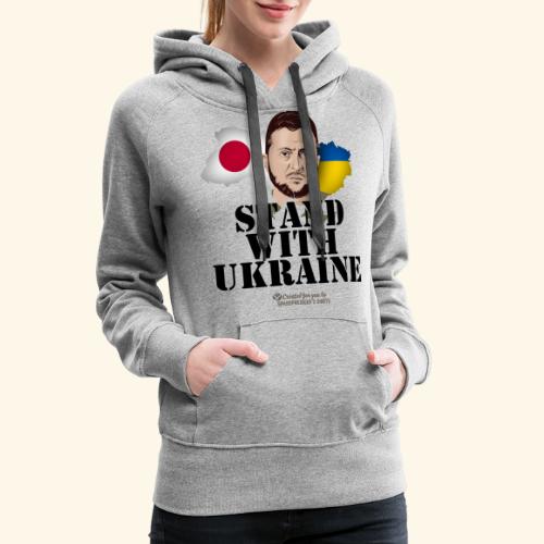 Ukraine T-Shirt Design Japan Selenskyj - Frauen Premium Hoodie