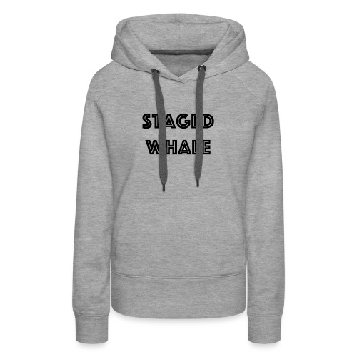 Staged Whale - Vrouwen Premium hoodie
