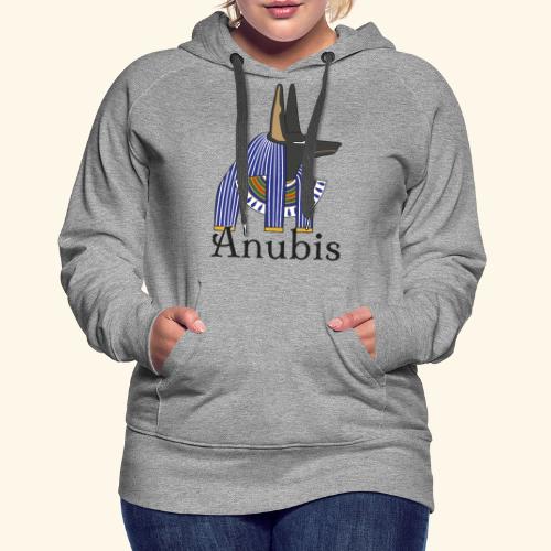 Anubis Guardián de las Tumbas - Sudadera con capucha premium para mujer