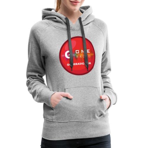 G ONE RADIO.COM - Sweat-shirt à capuche Premium pour femmes