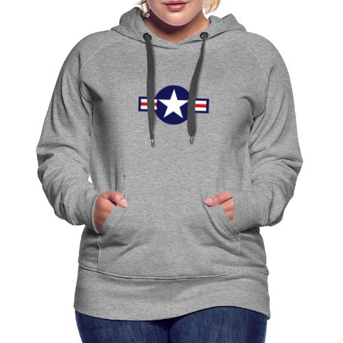 USAAF 1947 - Sweat-shirt à capuche Premium pour femmes