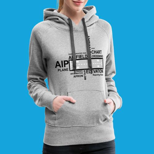 airfield cloud - Frauen Premium Hoodie
