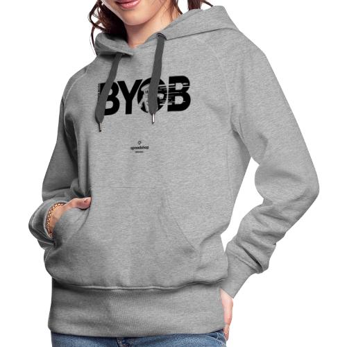 BYOB Dark Robot - Sweat-shirt à capuche Premium Femme