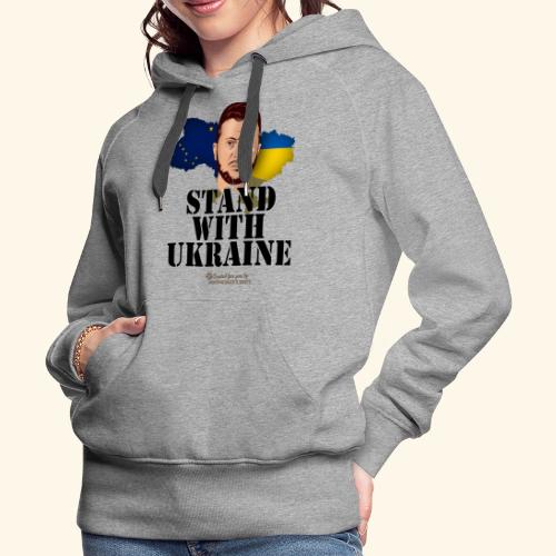 Alaska Ukraine Unterstützer T-Shirt Design - Frauen Premium Hoodie
