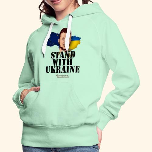 Alaska Ukraine Unterstützer T-Shirt Design - Frauen Premium Hoodie