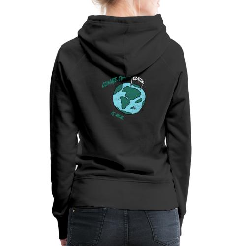 Climate change is real - Vrouwen Premium hoodie