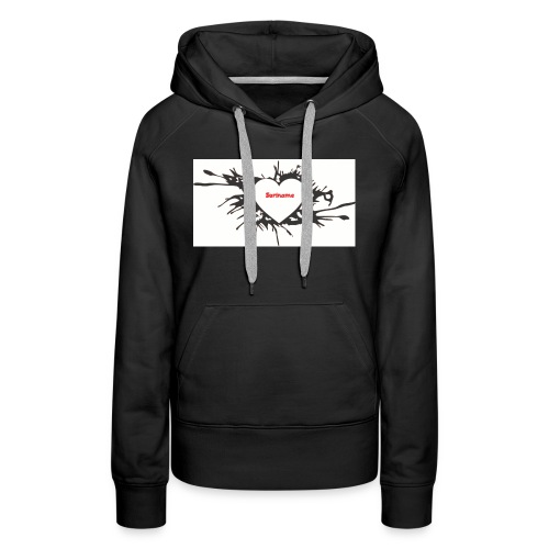 suriname heart - Vrouwen Premium hoodie
