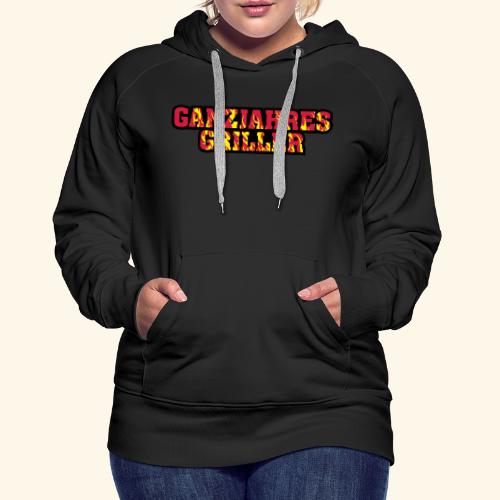 Grill T Shirt Design Ganzjahresgriller - Frauen Premium Hoodie