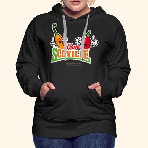 Chili Pepper Fan Merch Design Team Scoville - Frauen Premium Hoodie