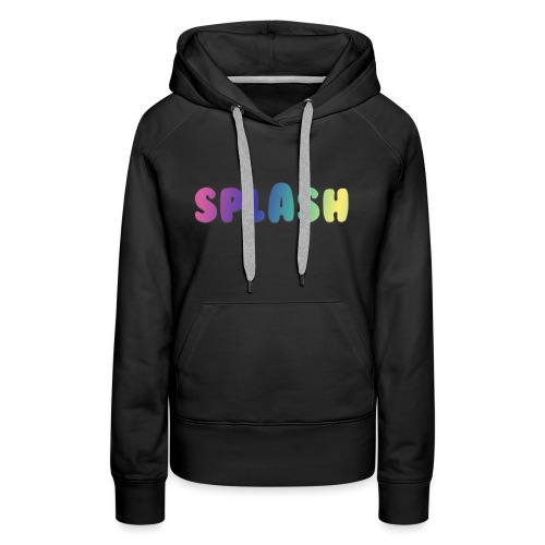 Splash logo - Sweat-shirt à capuche Premium pour femmes