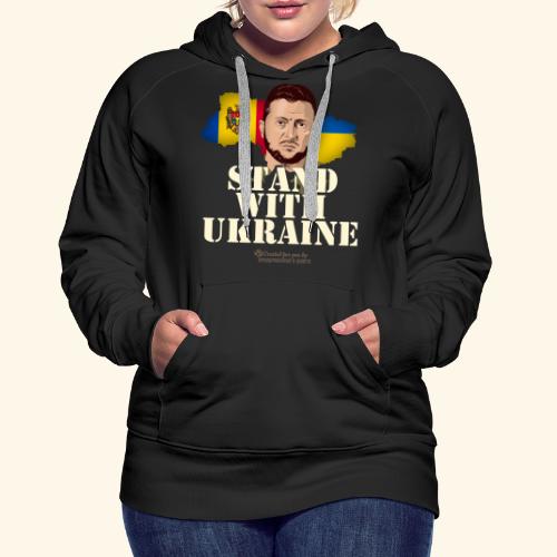 Ukraine Selenskyj T-Shirt Moldawien - Frauen Premium Hoodie