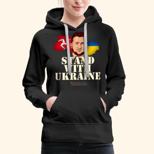 Ukraine Isle of Man - Frauen Premium Hoodie
