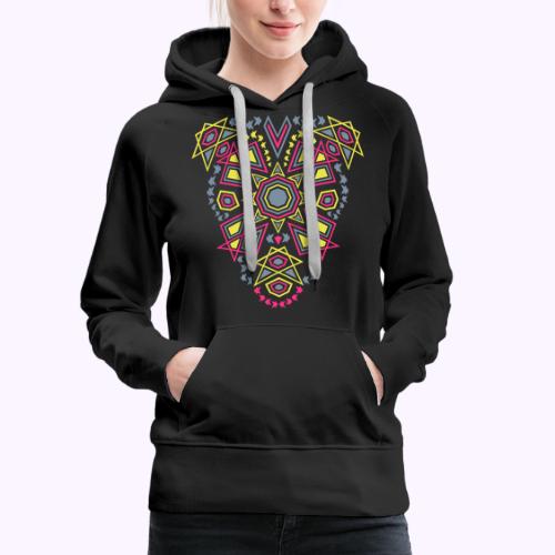 Tribal Sun Front - Sweat-shirt à capuche Premium pour femmes
