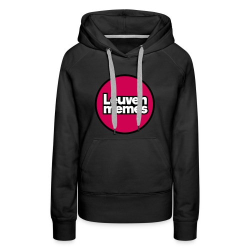 Logo LeuvenMemes - Sweat-shirt à capuche Premium pour femmes