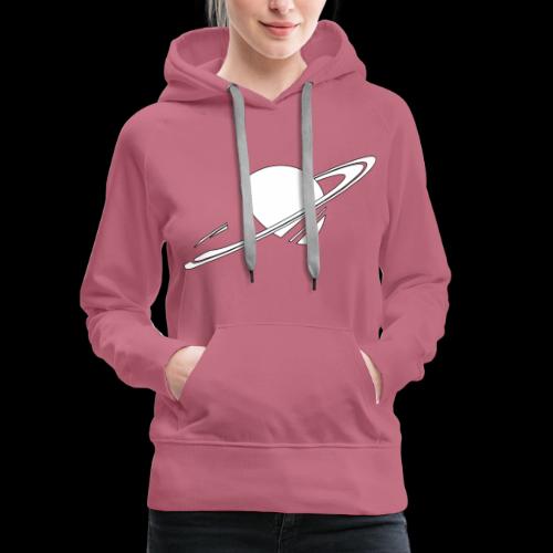 Logo AstronoGeek seul - Sweat-shirt à capuche Premium pour femmes