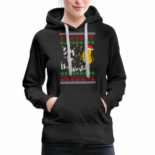 Soy to the world 1 - Vrouwen Premium hoodie