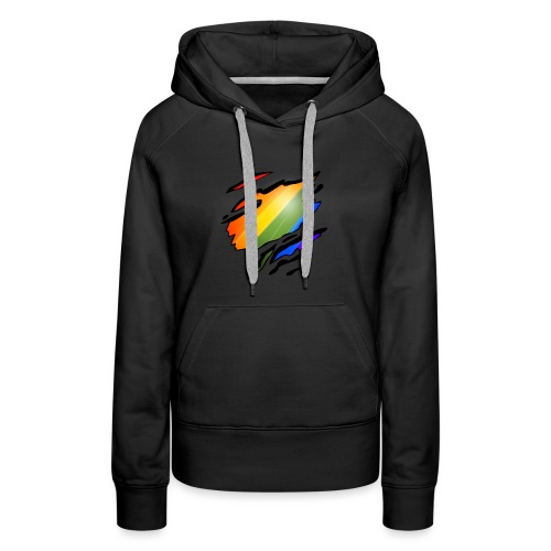 Rainbow inside - Frauen Premium Hoodie