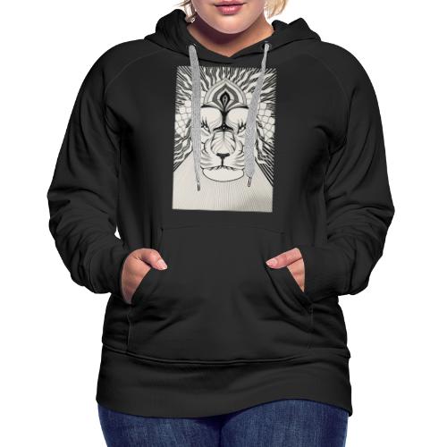 MandalArt Design - Lion - Vrouwen Premium hoodie