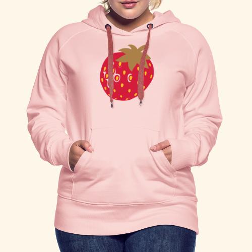 Erdbeere - Frauen Premium Hoodie