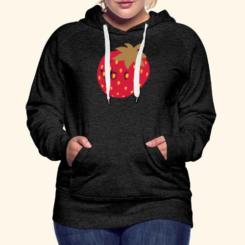Erdbeere - Frauen Premium Hoodie
