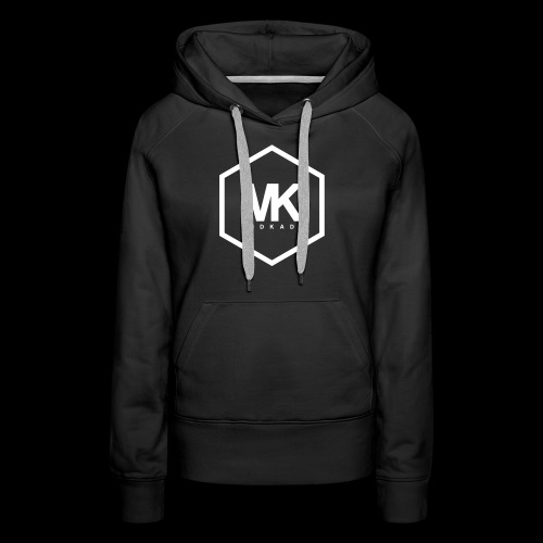 MK LOGO WIT - Vrouwen Premium hoodie