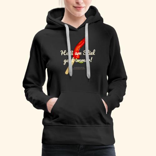 Chili T Shirt Design Chilischote Heiß am Stiel - Frauen Premium Hoodie