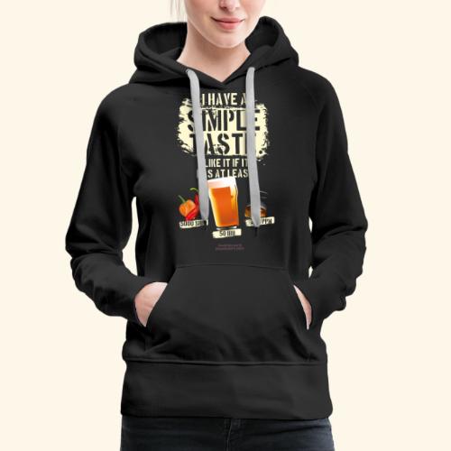 Whisky Chili Craft Beer - Frauen Premium Hoodie