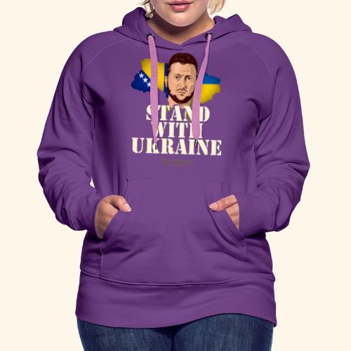 Ukraine Bosnia Herzegovina - Frauen Premium Hoodie