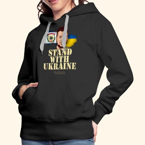 Ukraine West Virginia - Frauen Premium Hoodie