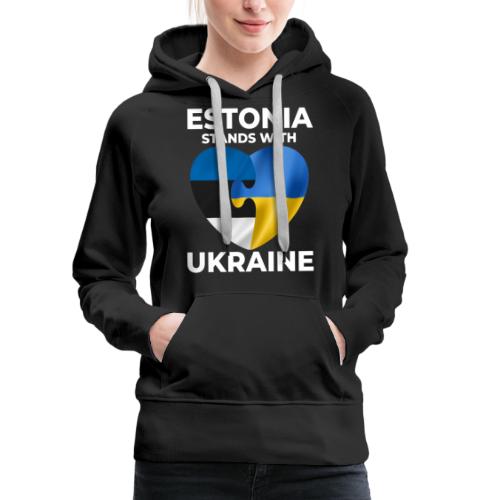 Eesti tukee Ukrainaa - Naisten premium-huppari