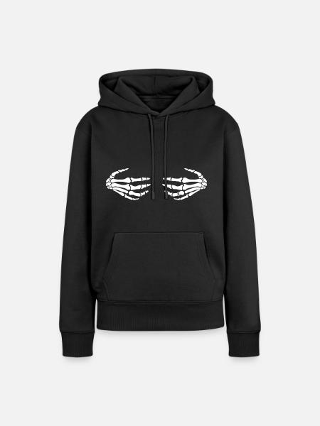 Halloween boob - Women’s Premium Organic Hoodie - black
