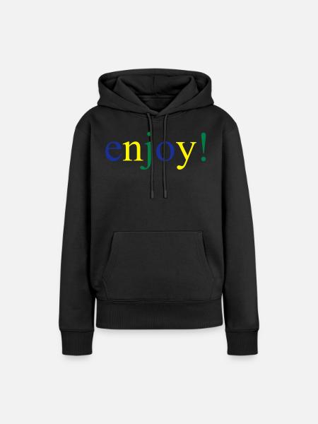 Spass - Frauen Premium Bio Hoodie - Schwarz