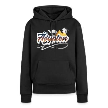 Ägypten - Frauen Premium Bio Hoodie - Schwarz - Vorne - Julia (174cm)