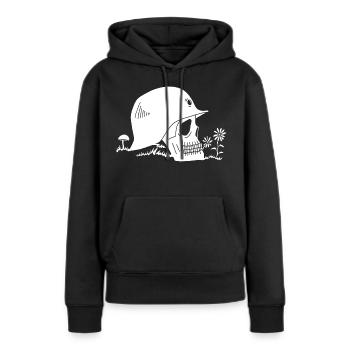 Ex-Soldat - Frauen Premium Bio Hoodie - Schwarz - Vorne - Julia (174cm)