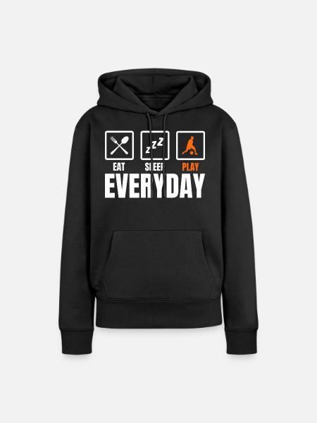 Basketballspieler Routine - Frauen Premium Bio Hoodie - Schwarz
