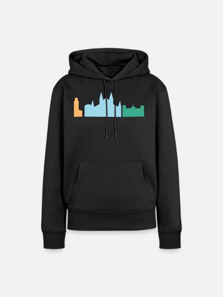 Mallorca - Frauen Premium Bio Hoodie - Schwarz