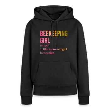 Beekeeper Beekeeper Beekeeper - Women’s Premium Organic Hoodie - black - Front - Julia (174cm)