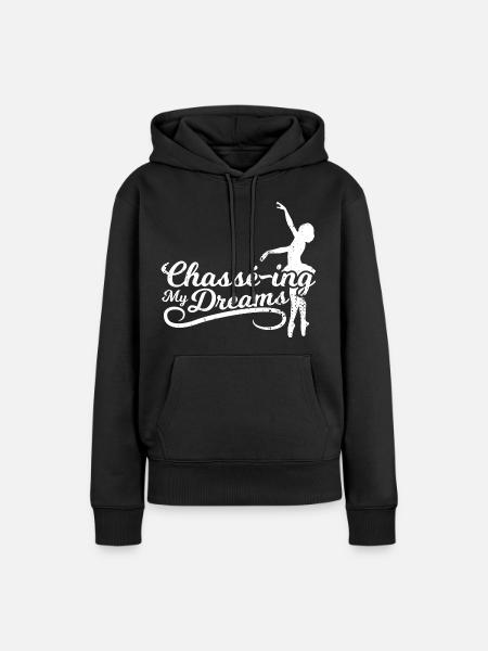 Ballett Motivation - Frauen Premium Bio Hoodie - Schwarz