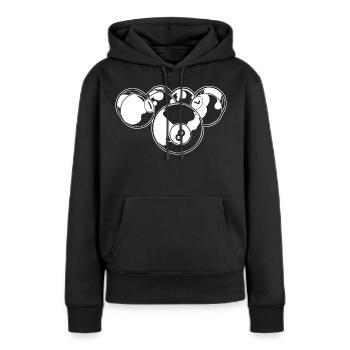 8 Ball Billard - Frauen Premium Bio Hoodie - Schwarz - Vorne - Julia (174cm)