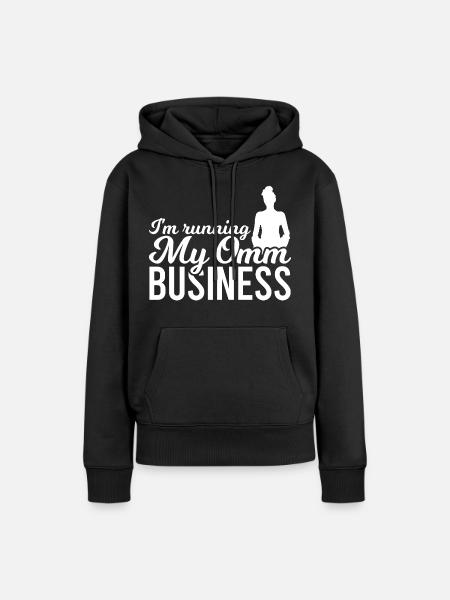 Yogalehrer Witz - Frauen Premium Bio Hoodie - Schwarz