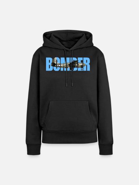 Bomber A-20 Havoc - Frauen Premium Bio Hoodie - Schwarz