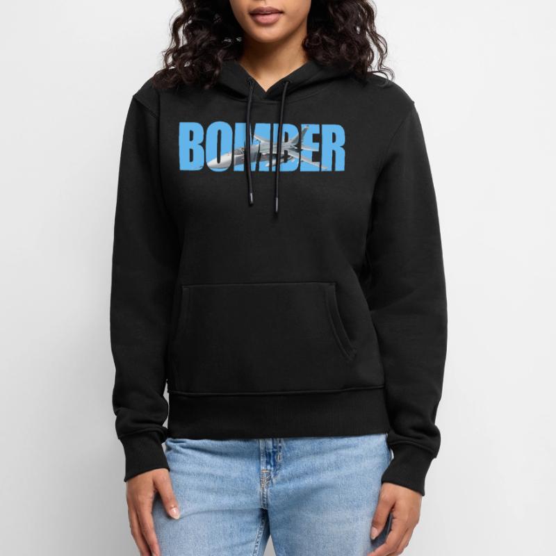 Bomber Su-24 Frauen Premium Bio Hoodie
