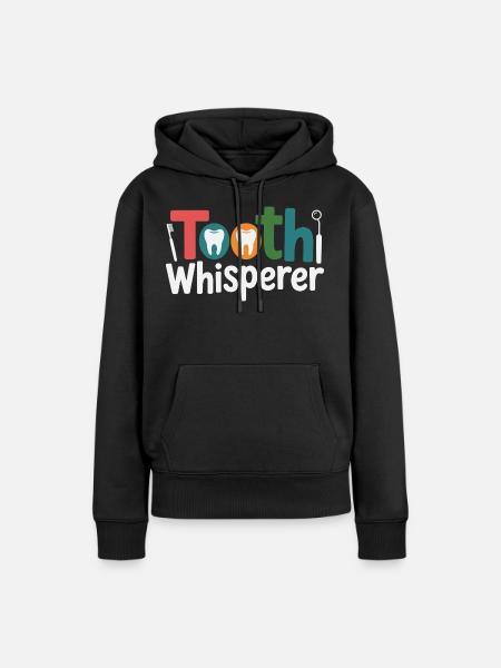Zahntechniker Präzisionsarbeit - Frauen Premium Bio Hoodie - Schwarz