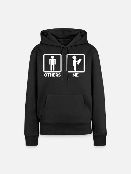 Ich als Architekt - Frauen Premium Bio Hoodie - Schwarz