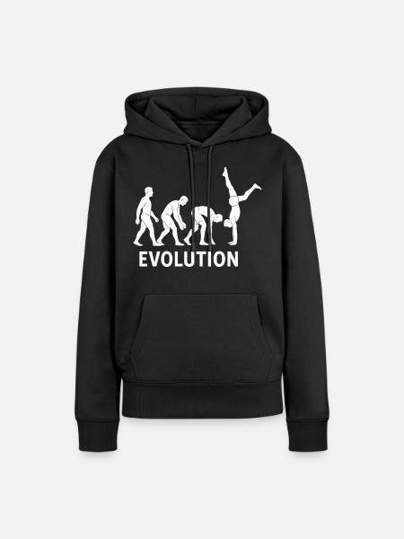 Calisthenics Evolution Fitness-Studio-Training - Frauen Premium Bio Hoodie - Schwarz