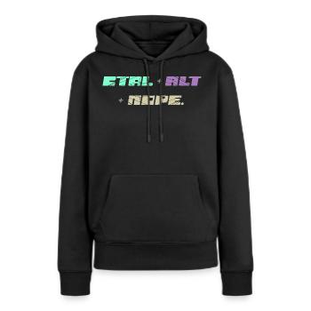 CTRL ALT Nope - Frauen Premium Bio Hoodie - Schwarz - Vorne - Julia (174cm)