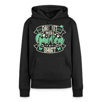 Garten Schrebergarten - Frauen Premium Bio Hoodie - Schwarz - Vorne - Julia (174cm)