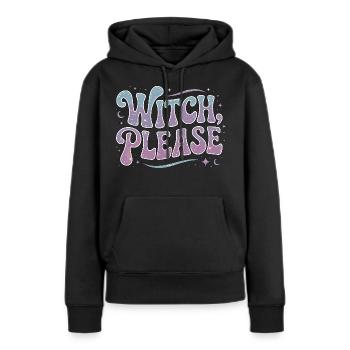 Sorcellerie Sorcière S’il vous plaît adore Sorcellerie Lanceuse de sorts - Sweat à capuche Premium bio Femme - noir - Devant - Julia (174cm)